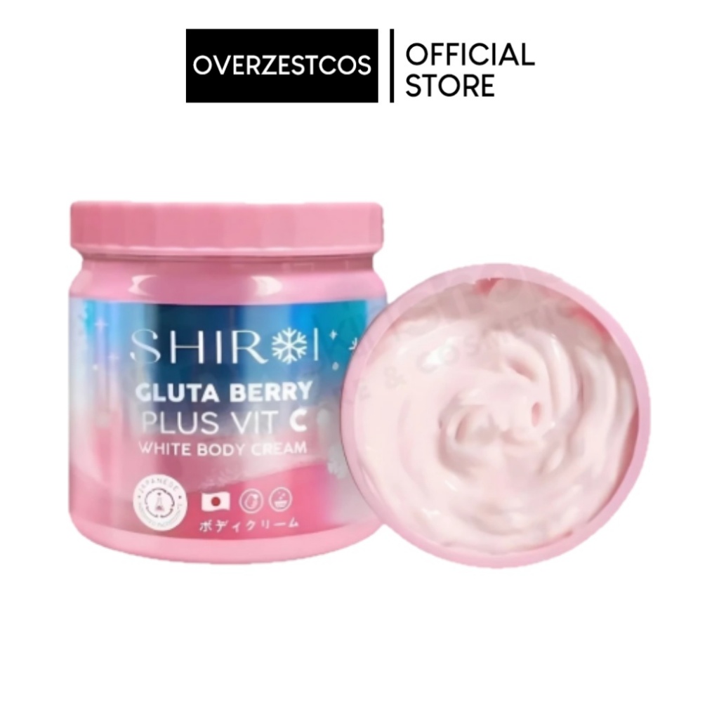 Shiroi Gluta Berry Plus Vit C White Body Cream