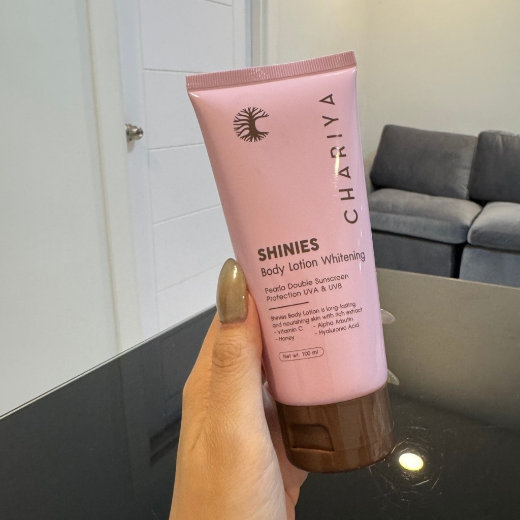 ชาริยา โลชั่นกันแดด ผิวกาย *หลอดสีชมพู* กลิ่นหอมแบบลูกคุณหนู กันแดดตลอดทั้งวัน ไม่เหนอะหนะ