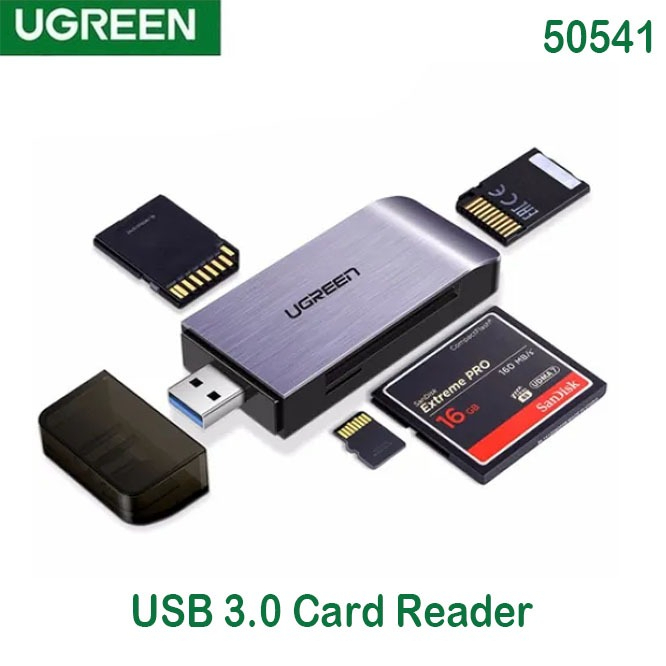 UGREEN CM180 4-in-1 USB 3.0 Card Reader รุ่น 50541