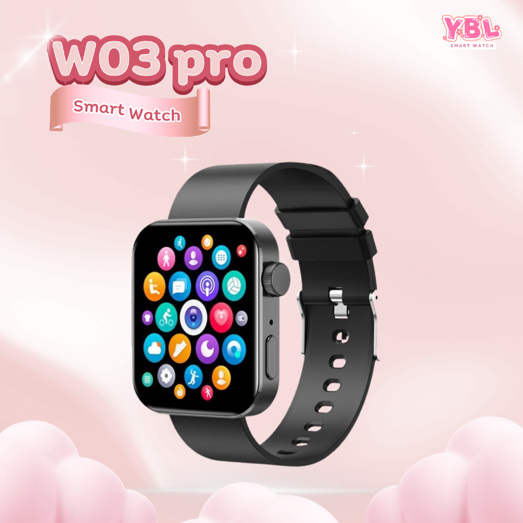 Smart  watch  Wo3pro กันน้ำได้ในระดับ IP68