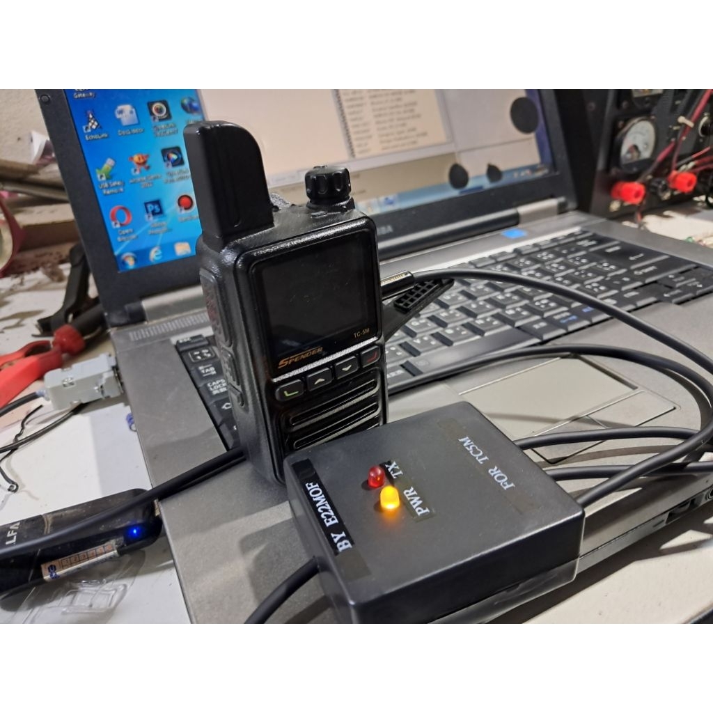 กล่องอินเตอร์เชื่อมpoc spender Tc5m ออกโปรแกรมEcholink