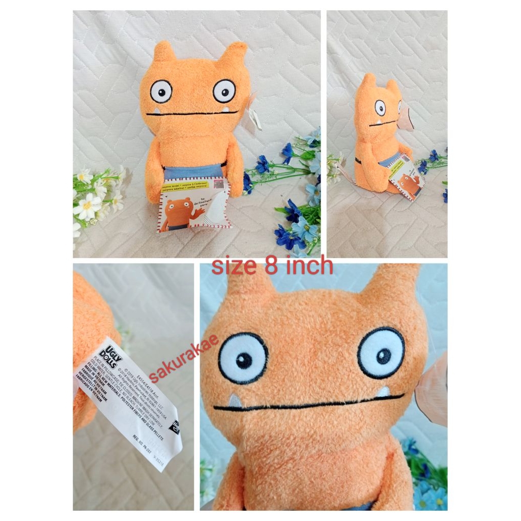 (พร้อมส่ง) ตุ๊กตามือสอง Ugly Dolls อักลี่ดอลล์ ฮักลีเอสท์ ตุ๊กตาลิขสิทธิ์แท้  ตุ๊กตาผ้า