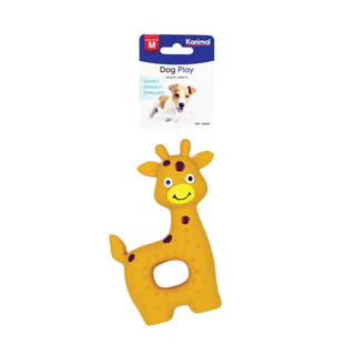 Kanimal Latex Dog Toy ของเล่นสุนัข ของเล่นยาง ยางกัด บีบมีเสียง สำหรับสุนัข (Elephant /Giraffe)