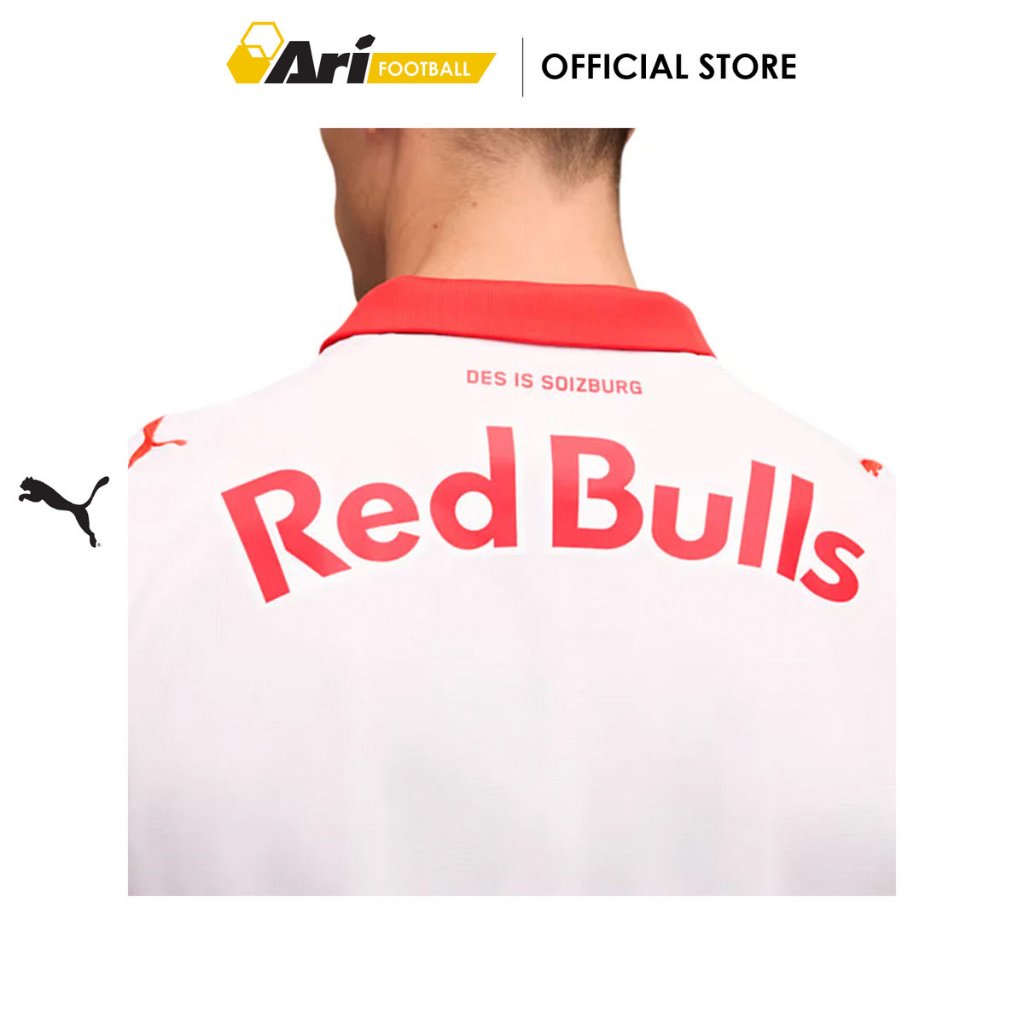 PUMA RB SALZBURG 25/26 HOME REPLICA JERSEY - PUMA WHITE (77992801) เสื้อฟุตบอล เร้ดบูลล์ ซัลซ์บวร์ก สีขาว - รูปที่ 3
