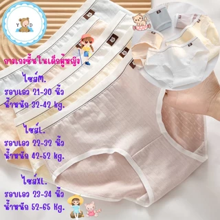 [Y D]🔥พร้อมส่ง🔥กางเกงชั้นในผ้าฝ้าย ต้านเชื้อแบคทีเรีย เอวกลาง ระบายอากาศได้ดี #Z08