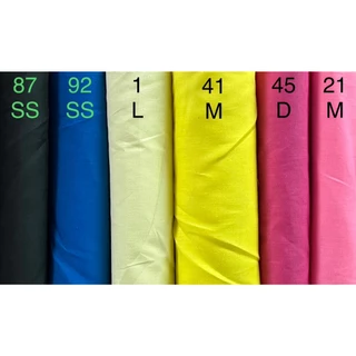 ผ้าโทเร คอตตอนสีพื้น ฝ้ายผสม กระเป๋า ซันบิน ทีซี โจงกระเบน รำนาฏศิลป์ หน้า45นิ้ว