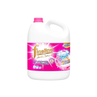 Fineline ไฟน์ไลน์ ผลิตภัณฑ์ซักผ้า สูตรเข้มข้น โปร-คลีน แกลลอน 2,800 มล.x1, สีชมพู, ขจัดคราบฝังแน่น กลิ่นหอมยาวนาน