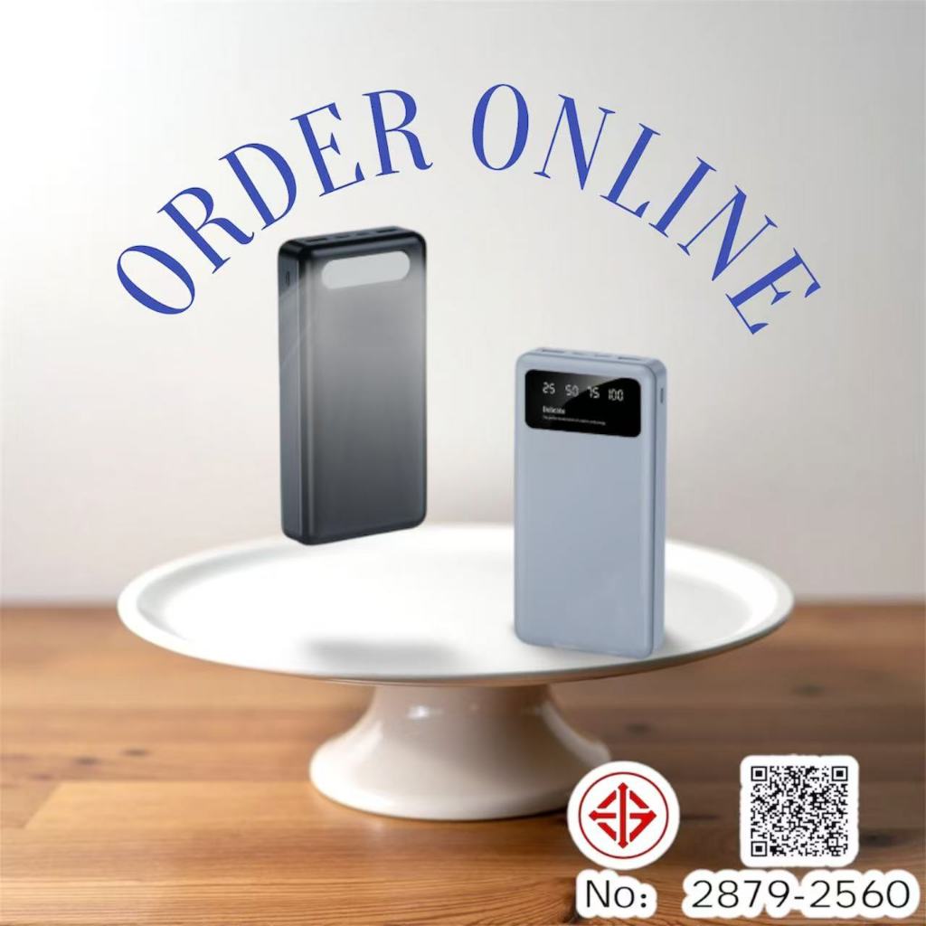 รุ่นP01 พาวเวอร์แบงค์ 60000mAh ชาร์จเร็ว 120W PD22.5W ความจุใหญ่ powerbank รับประกัน1ปี