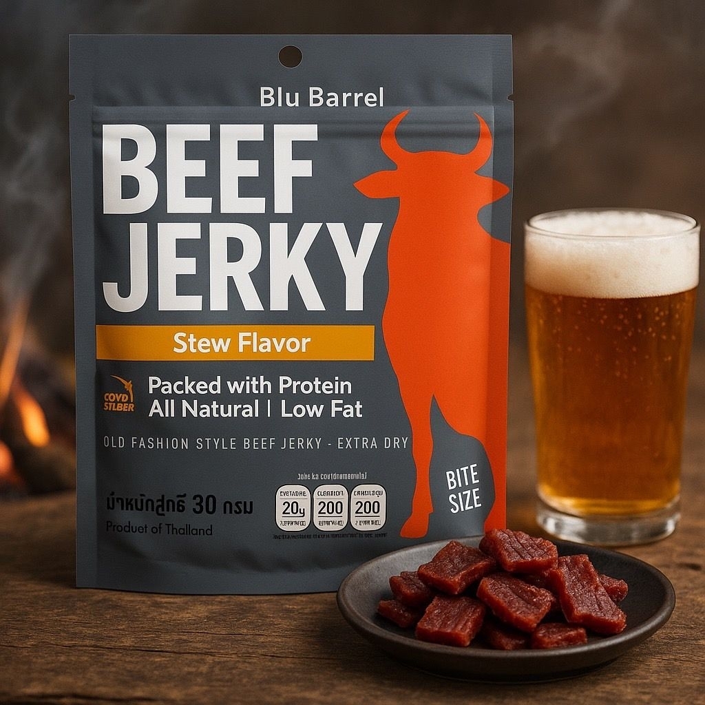 Bul Barrel Beef Jerky Stew flavor (รสสตูว์)