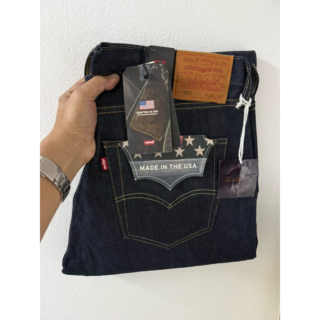 Levi’s 501 bigE premium ริมแดง Made in USA Size 36/32 (ขนาดจริงดูตรงรายละเอียดสินค้า)