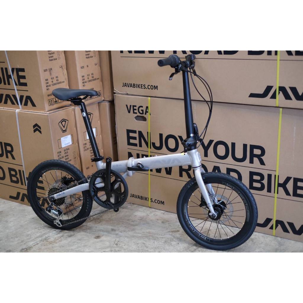 รถพับ จักรยาน Java 𝗩𝗢𝗟𝗧𝗔 X2 ดิสเบรค 7speed ล้อ 16 นิ้ว 🚀✨