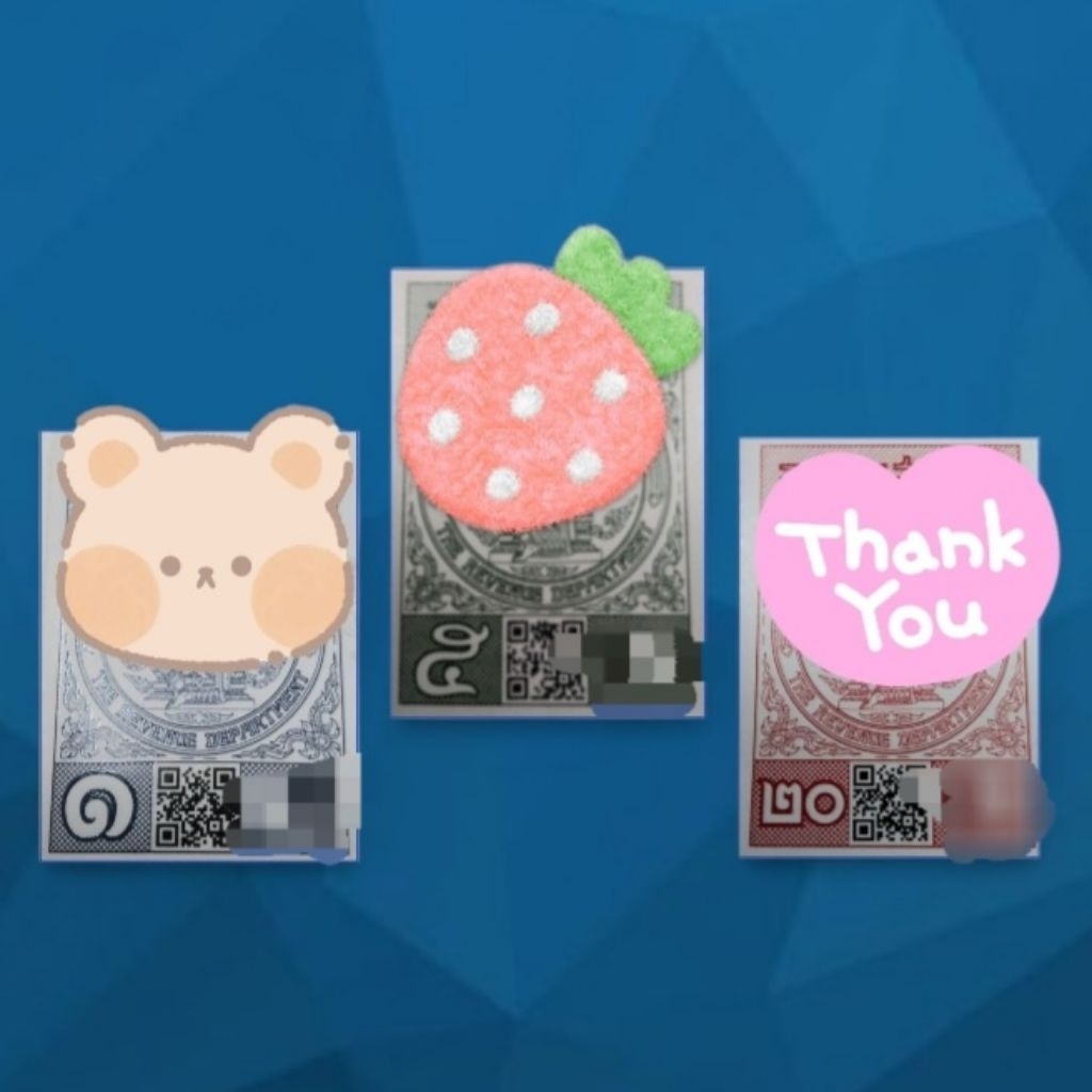 K68 แสตมป์ แสตมป์  ติดติดเอกสาร