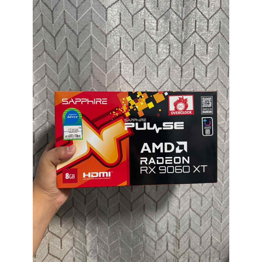 RX 9060XT 8G Sapphire (มือ1)