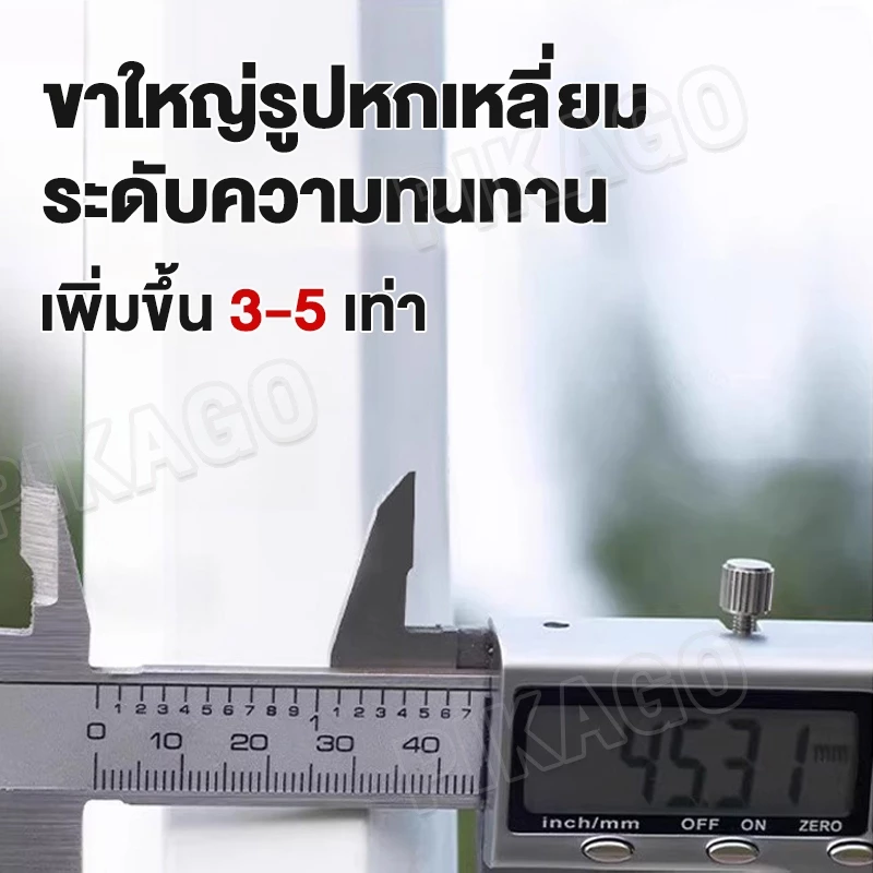 เต็นท์ขายของ เสาหกเหลี่ยม 2x2/3x3/3x6 เต็นท์กลางแจ้ง thumbnail 8