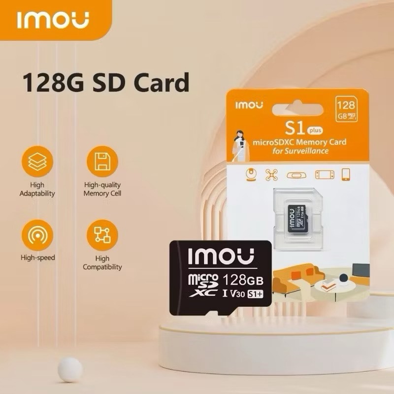 IMOU SD CARD 128 GB Memory Micro SD Class 10 ของแท้