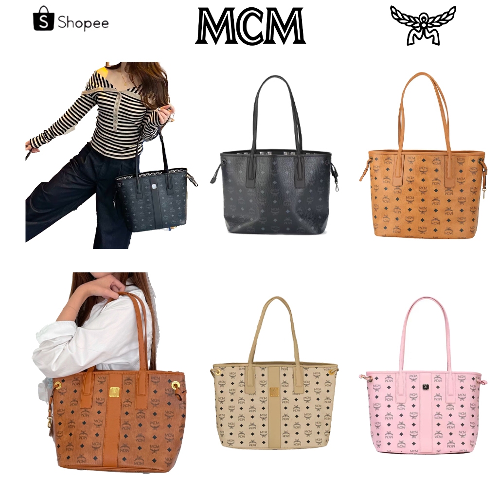 ของแท้ 100% 💕💕MCM ❤️❤️Liz Visetos เซตกระเป๋าถือ แบบถือและสะพายข้าง