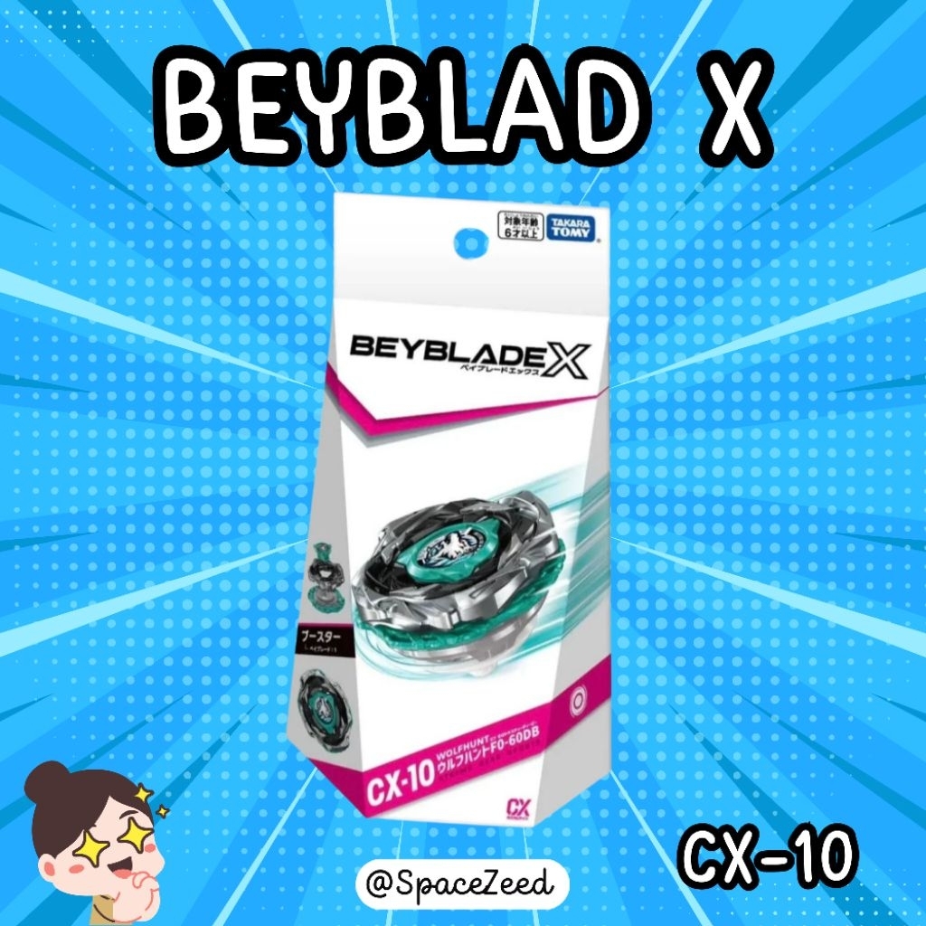 [Pre-order] Takara Tomy Beyblad X : CX-10 BEYBLADE X : CX-10 Booster Wolf Hunt F 0-60 DB