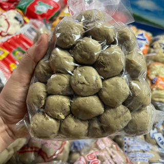 [เอ็นเนื้อปอง] ลูกชิ้นเอ็นเนื้อ ยี่ห้อ สมเจตุ น้ำหนัก 1 กิโลกรัม