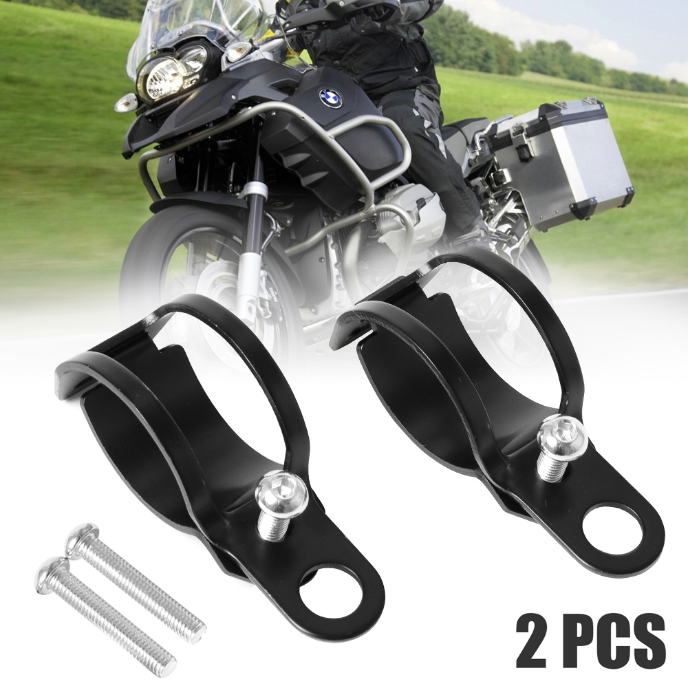 ขาจับไฟเลี้ยวรัดแกนโช๊ค 2ชิ้น ขนาด 30-45 มม. สำหรับ Royal Enfield Triumph SR400 ขาจับไฟเลี้ยว