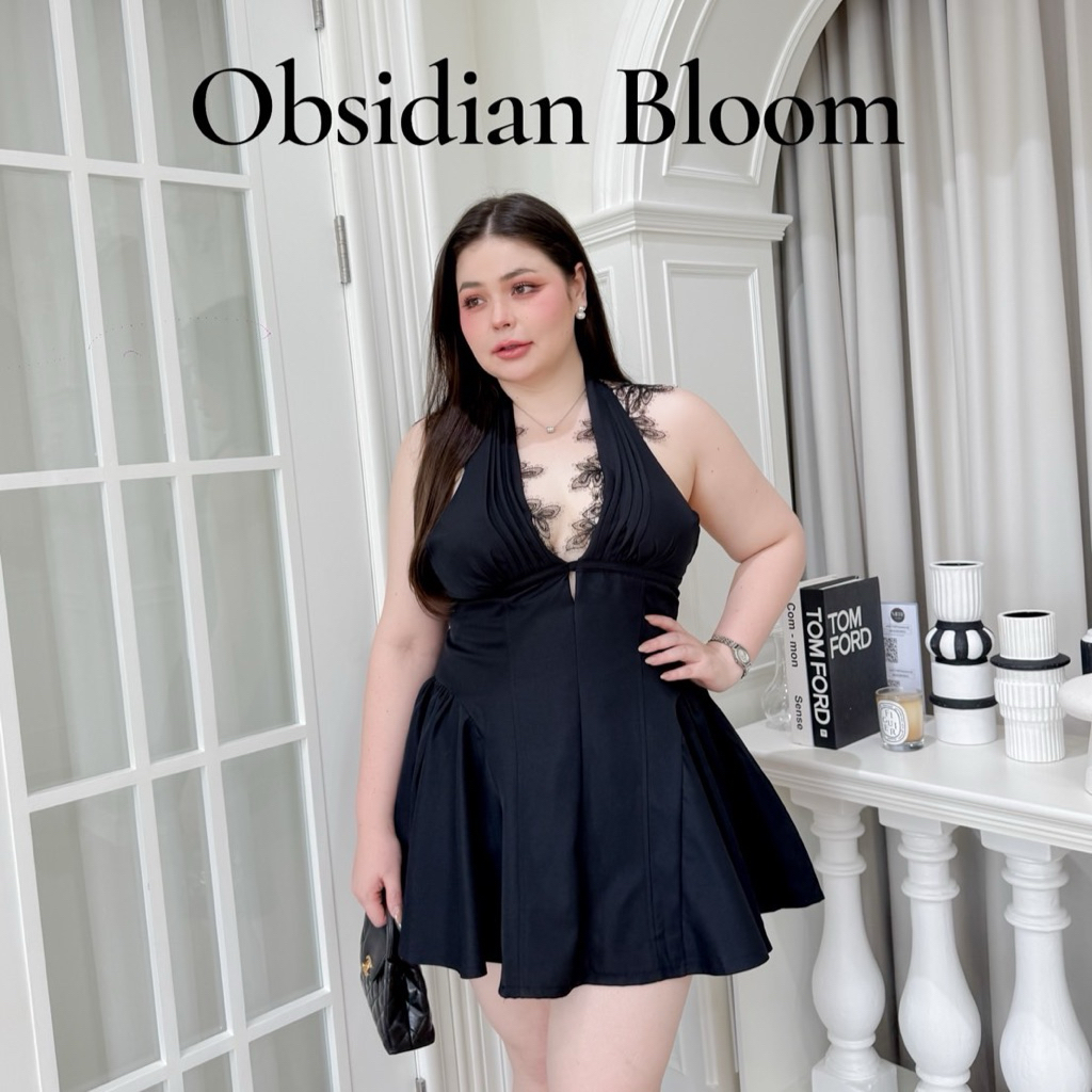 Lady M | Obsidian Bloom เดรสสั้นสุดแซ่บ สำหรับสาวอวบ ใส่ไปปาร์ตี้ งานกลางคืน สวยสะกดทุกสายตา