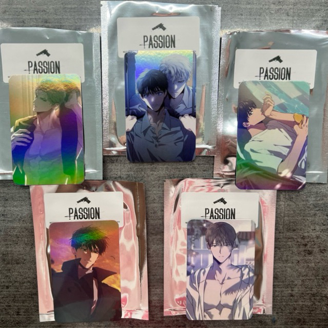 (พร้อมส่ง) Photocard Passion โฟโต้การ์ด แพชชัน manhwa bl
