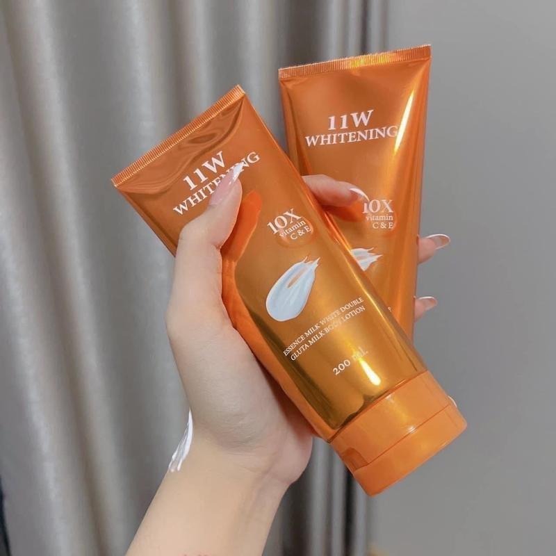 11w Whitening body lotion สินค้าพร้อมส่ง 200ml. ผิว มอยส์เจอร์ไรเซอร์