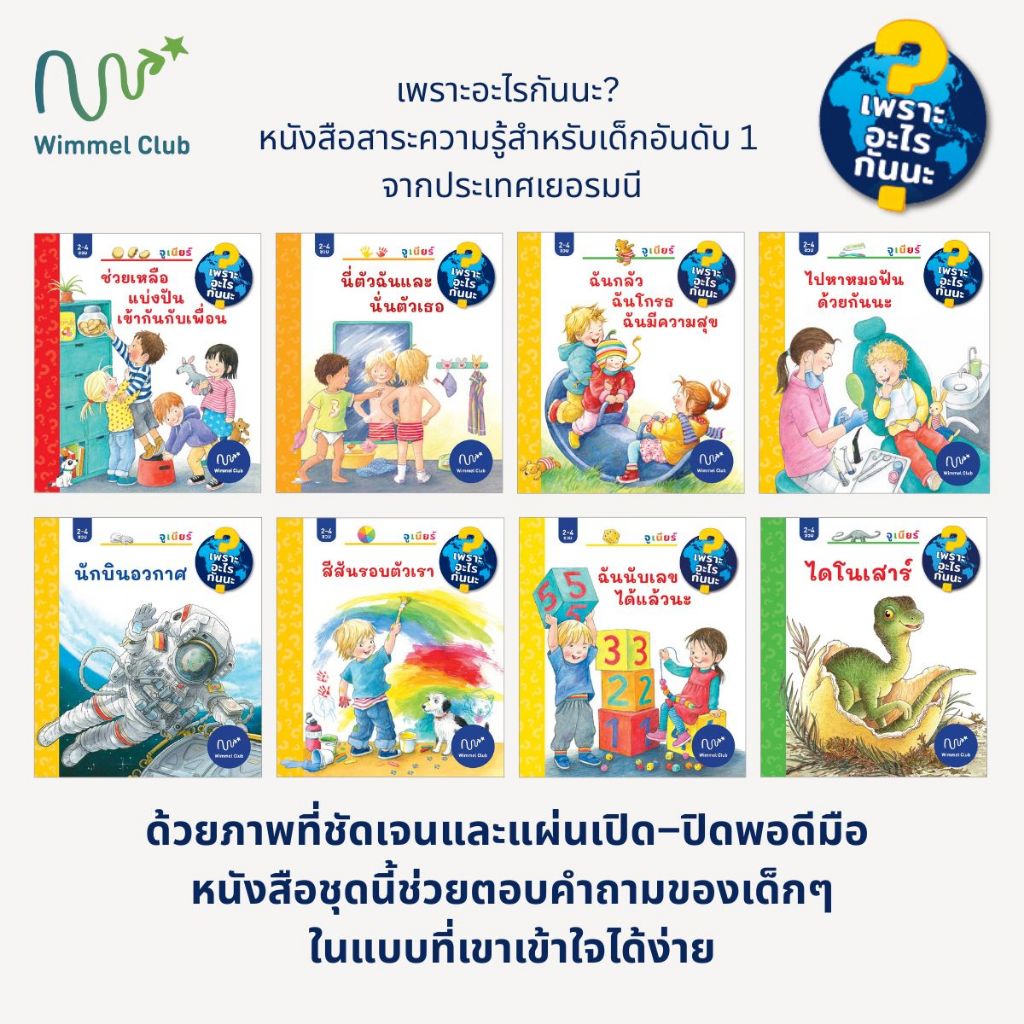 Wimmel Club หนังสือ lift the flap ชุดเพราะอะไรกันนะ ฉันกลัว ฉันโกรธ ฉันมีความสุข (บอร์ดบุ๊ค) - รูปที่ 7