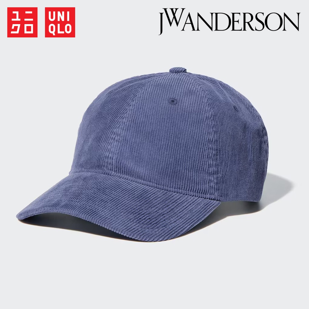หมวกแก๊ป Uniqlo JW Anderson - Corduroy 68 Blue