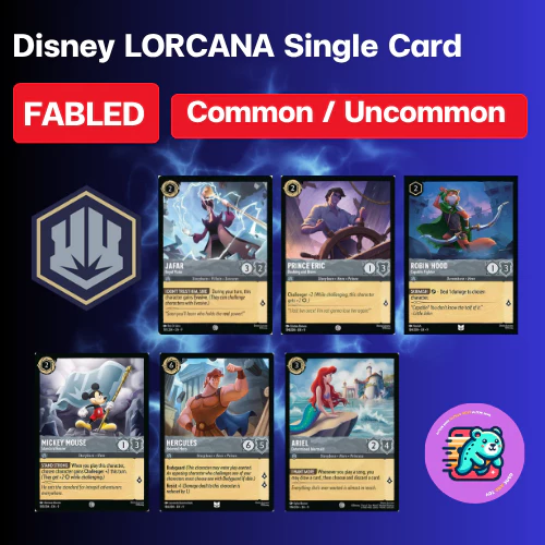 [Set 9 FABLED] C / UC Non-Foil [Steel] Single Card Disney LORCANA ENG [Ravensburger]