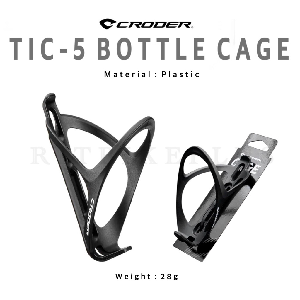 ขากระติกจักรยาน CRODER TIC-5 น้ำหนักเบาเพียง 28กรัม แข็งแรงด้วยวัสดุคุณภาพสูง( ราคาต่อ 1 ชิ้น)