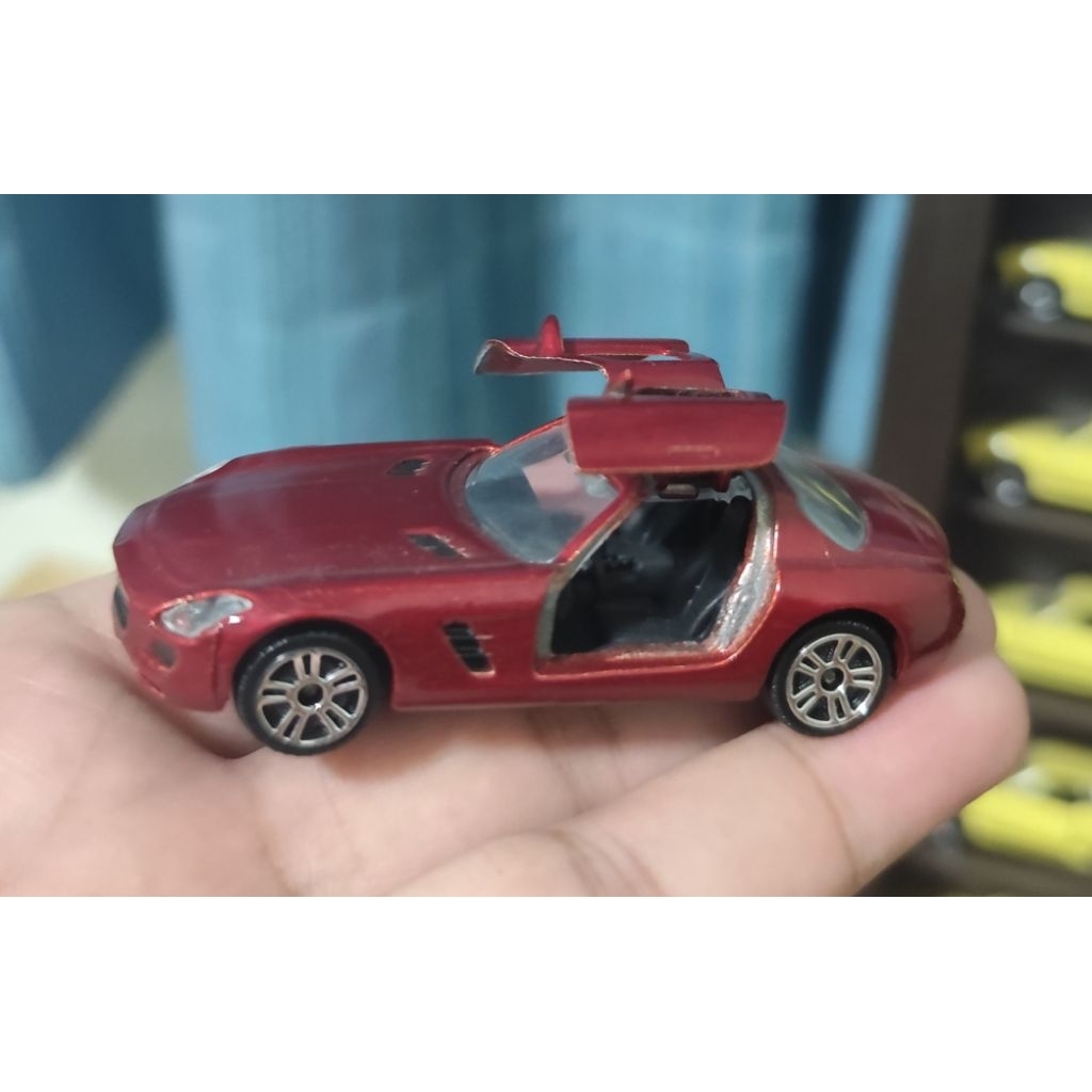 Majorette Mercedes Benz SLS AMG Wing Doors 1:64 นอกแพ็คเกจ