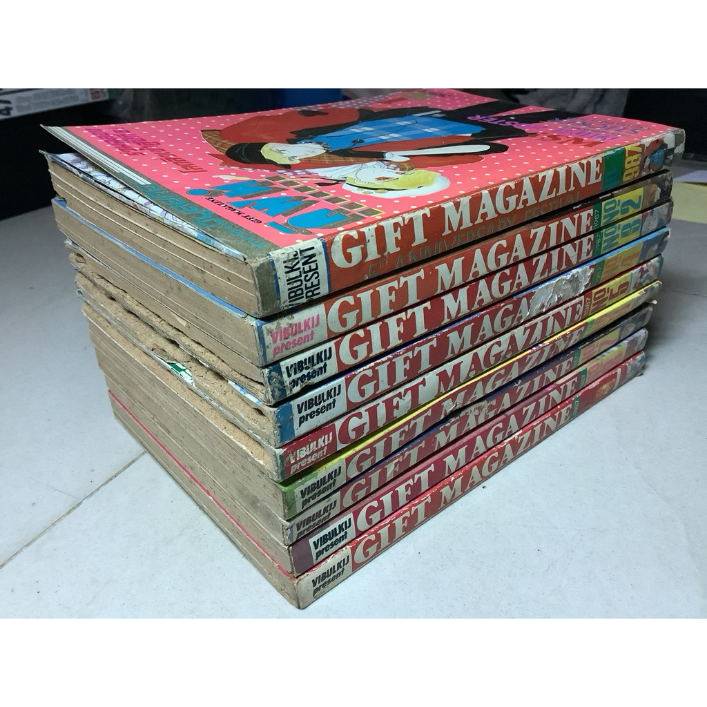 มือ2(มีบางเล่มตำหนิ) หนังสือการ์ตูนญี่ปุ่น ปี1987 จำหน่ายรายเดือน สำนักพิมพ์วิบูลย์กิจ กิฟท์ Gift Ma