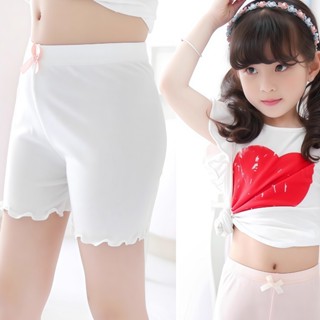 10-33 กก.กางเกงซับในเด็กผู้หญิง ผ้าฝ้ายแท้ กันโป๊ ใส่สบาย ไม…
