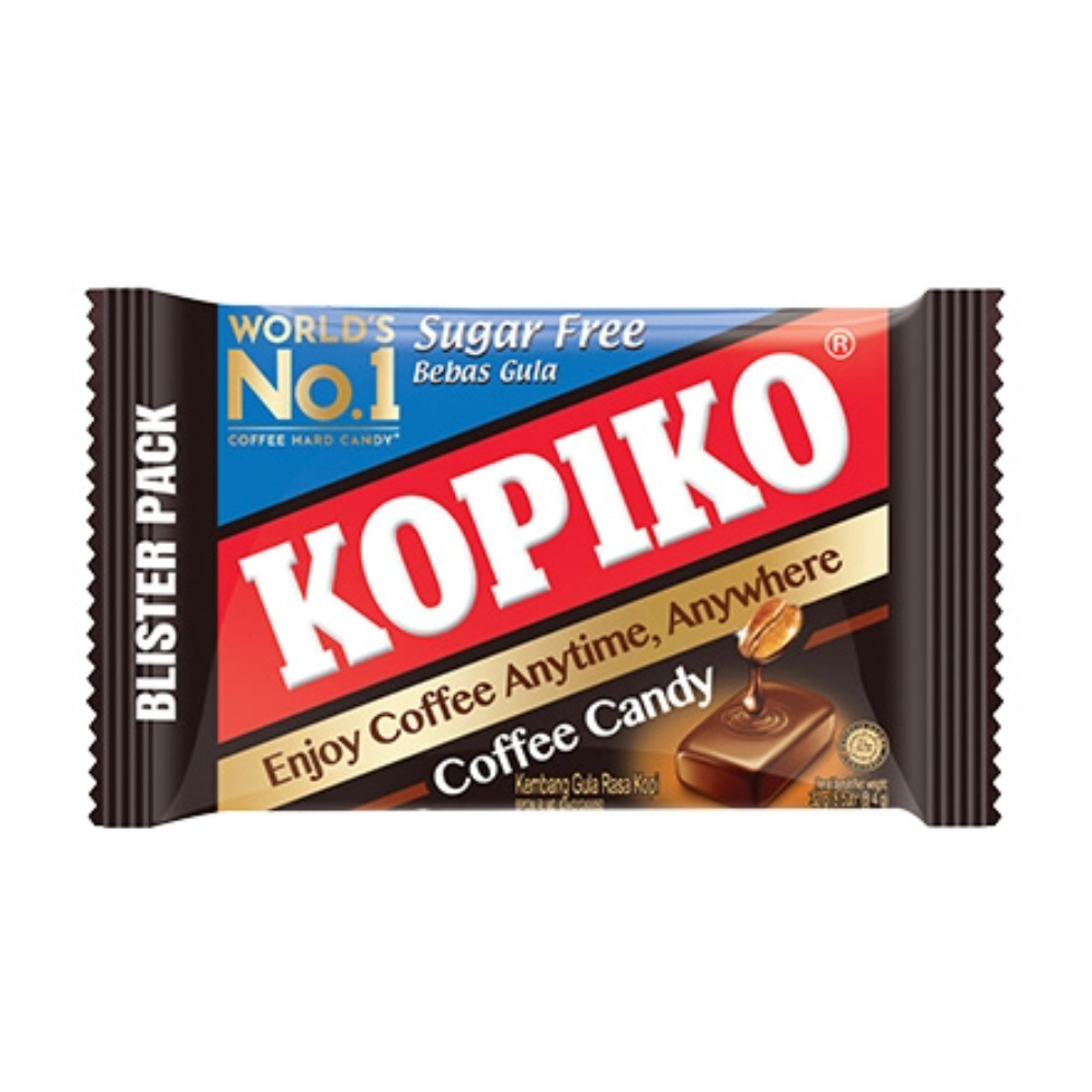 KOPIKO Sugar Free Pocket Pack 32g ลูกอมโกปิโก้ รสกาแฟ สูตรไม่มีน้ำตาล
