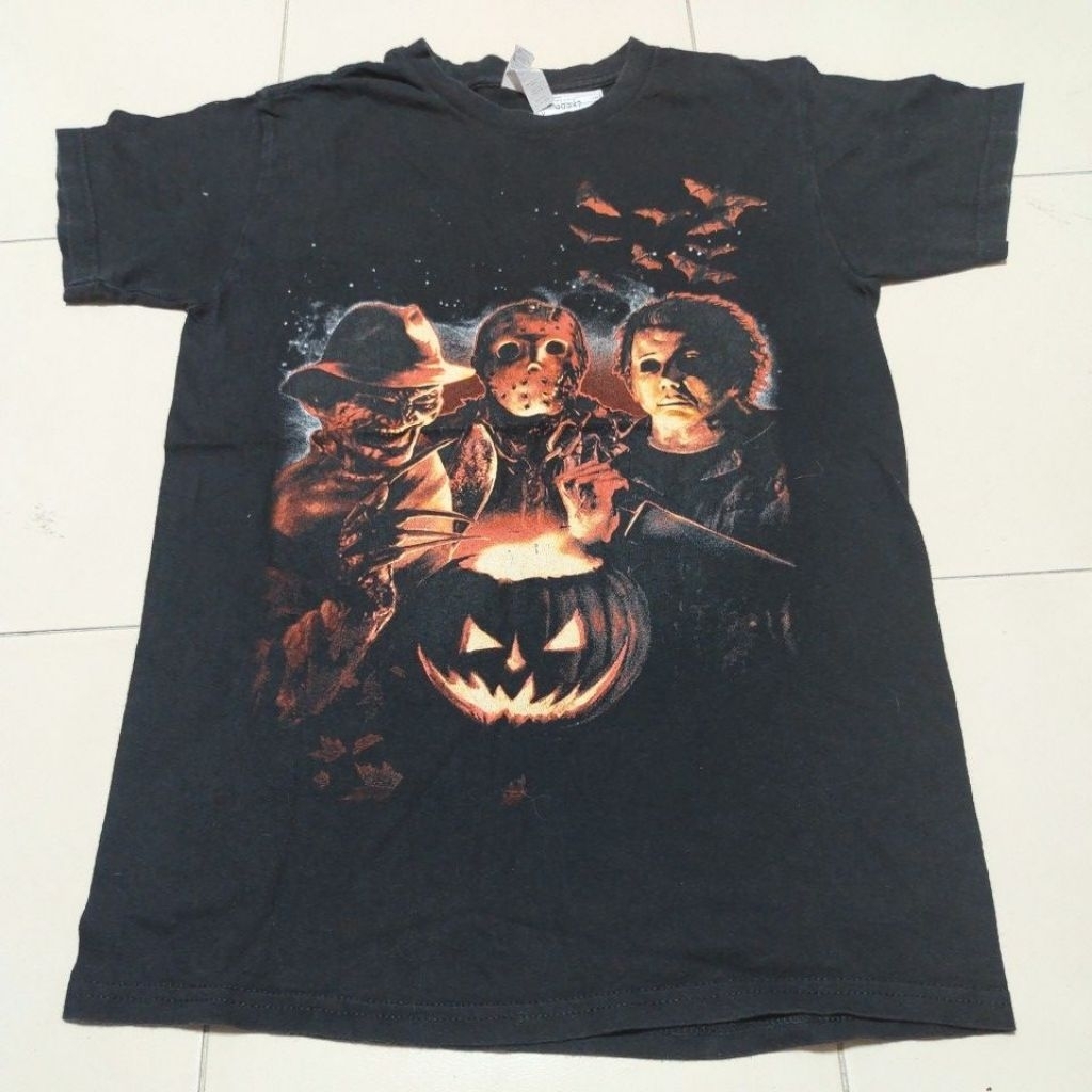❤️Y00047♥️ Friday the 13th👕อก36ยาว27" เสื้อยืดมือ2 แบรนด์ วินเทจ การ์ตูน วง ลายมันส์ ราคาถูก สภาพดี
