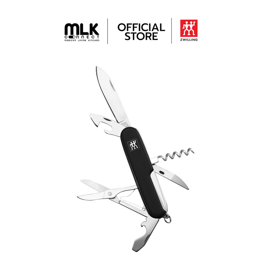 ZWILLING มีดพับเอนกประสงค์ 6 in 1 สี Black N558110004N