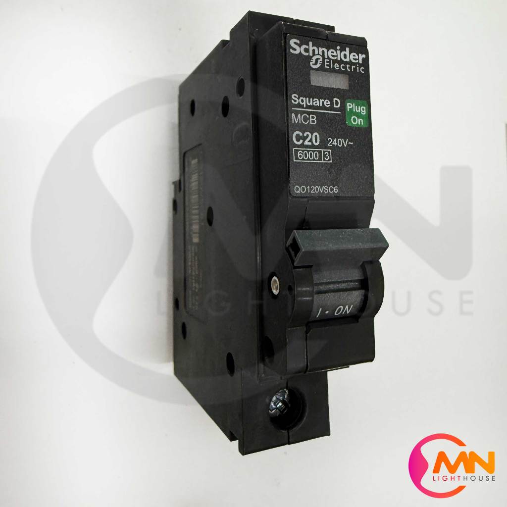 ลูกเซอร์กิตเบรกเกอร์ 1P 20A Squar-D รุ่น QO120VSC6T (1ตัว)