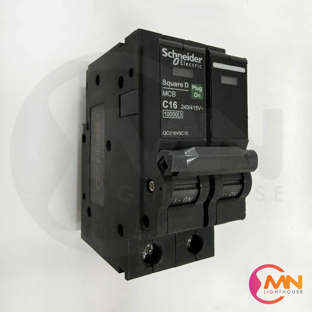 เมนเซอร์กิตเบรกเกอร์ 2P 16A Squar-D รุ่น QO216VSC10T (1ตัว)