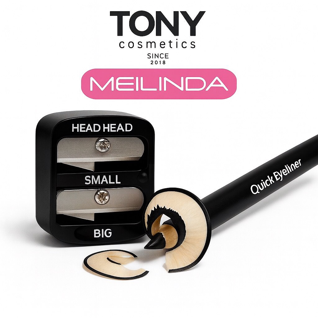 Mei linda Perfect Sharpen กบเหลาเมลินดา สำหรับเหลาดินสอเขียนคิ้ว อายไลน์เนอร์และลิปดินสอได้2ไซส์