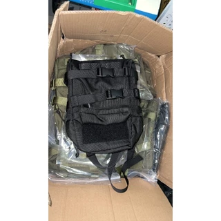 กระเป๋าเสริม ติดด้านหลังเสื้อเกราะขนาด 31 x 23 cm กระเป๋าเสริมหลังเสื้อเวส มี สีดำ สีเขียว พรางดำ