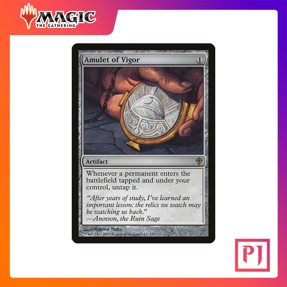 [MTG] Amulet of Vigor [WWK] [ARTIFACT] [RARE] [NORMAL] [ENG] (การ์ดเมจิค / Magic the Gathering)