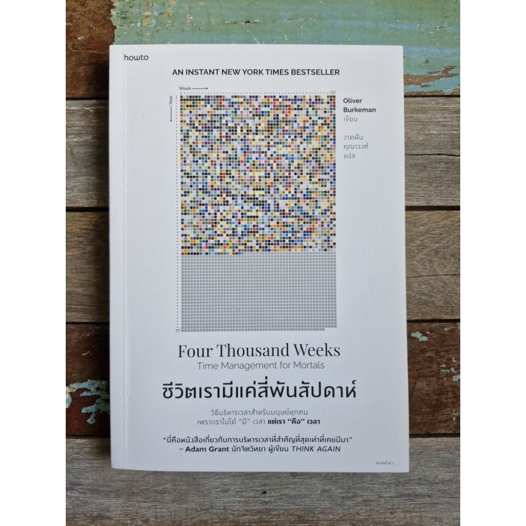 ชีวิตเรามีแค่สี่พันสัปดาห์ (Four Thousand Weeks: Time Management for Mortals)*มือสอง