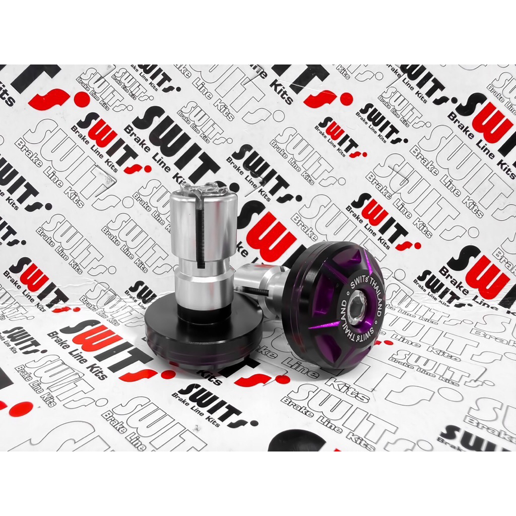 ตุ้มปลายแฮนด์ Swits สีทูโทน งานแท้ ใส่ได้ทุกรุ่น ใส่ได้เลย ไม่ต้องแปลง - รูปที่ 2