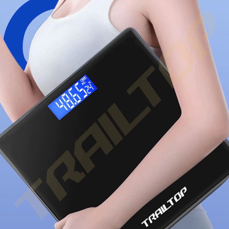 TRAILTOP เครื่องชั่งน้ำหนัก ชาร์จ USB รับน้ำหนักได้สูงสุด 180กก. แสดงผลหน้าจอ LCD เครื่องชั่งดิจิตอล thumbnail 6