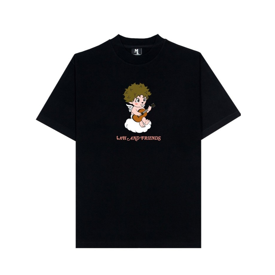 Kengmakleon × tAH AND FRIENDS | Black T-shirt