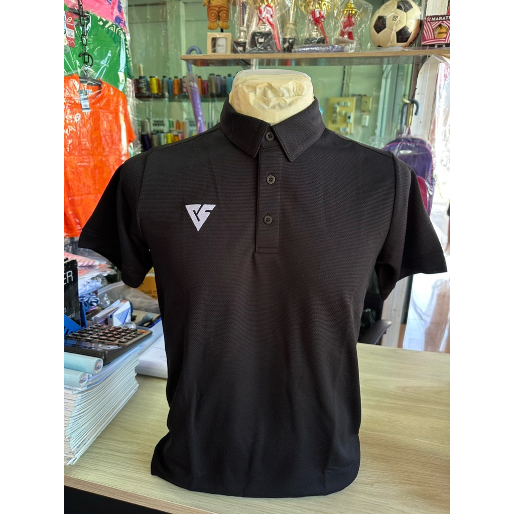 เสื้อสีดำ เสื้อโปโล Versus