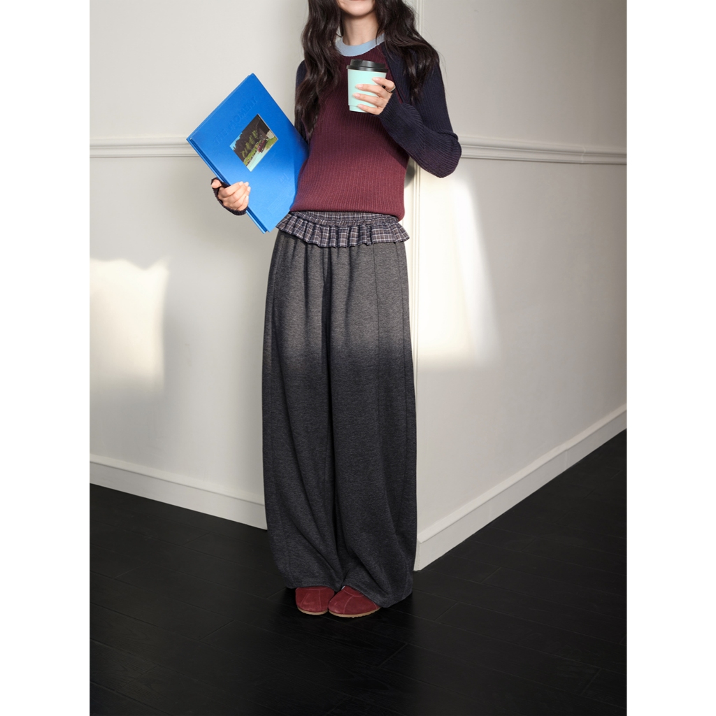 [Preorder] KUOSE : Ruffle Layered Pants