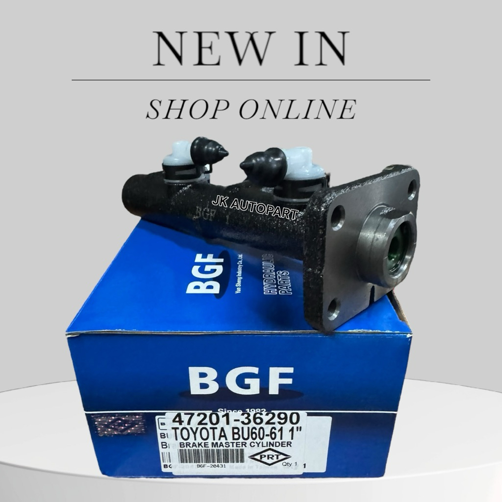 แม่ปั้มเบรค TOYOTA BU61 BU60 DYNA รหัส 47201-36290 ความโต 1นิ้ว BGF แท้ๆ แม่ปั๊มเบรค ปั๊มเบรกบนโตโยต้า/BERNH