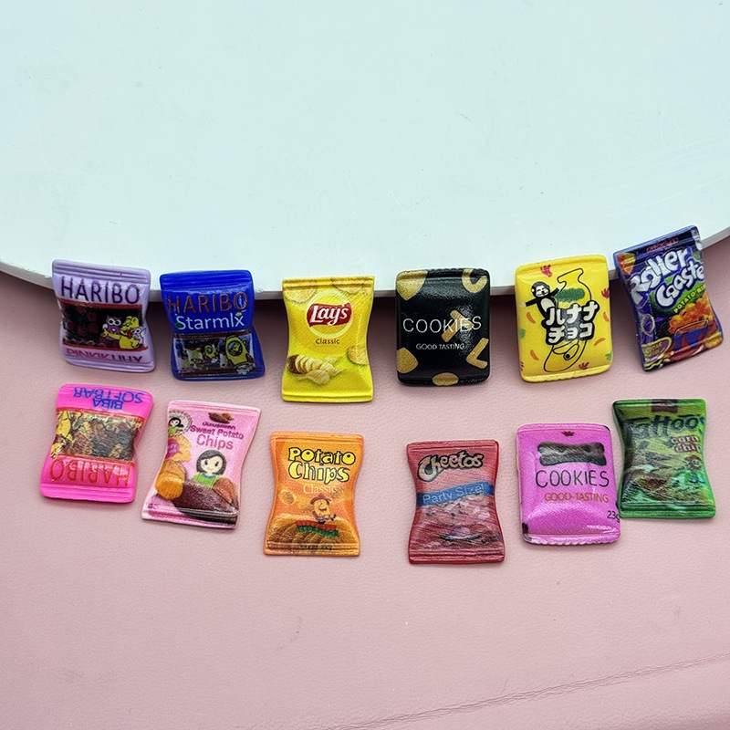 a003ห่อขนมลูกอม ของจิ๋วจำลองดีไอวายแพ็คละ 10 ชิ้น ได้(5แบบขึ้นไป)