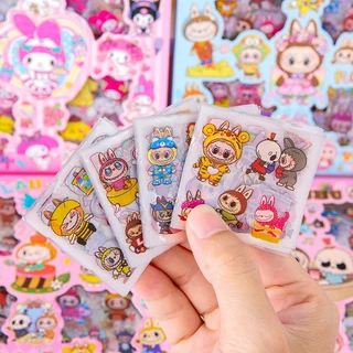 ยกกล่อง ชุดสติ๊กเกอร์ไดอารี่การ์ตูน 96 แผ่น สติกเกอร์PVC สติ๊กเกอร์ไดคัท สติกเกอร์ sticker